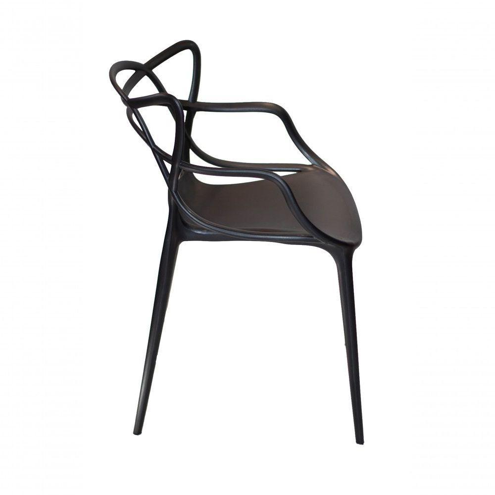 Cadeira Moderna Para Mesa De Jantar Master Allegra - Kit Com 4 - 1