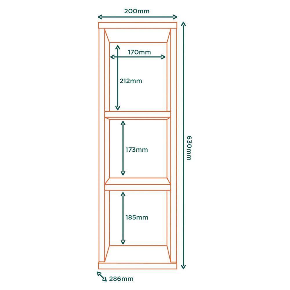 Armario Aereo Adega 3 Nichos 20 Cm Vera Ave01 Marrocos Mxm - 5
