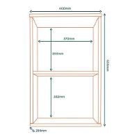 Armario Aereo 40 Cm Mdp 1 Porta Vera Ave02 Marrocos Off White Mxm - 3