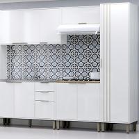 Armario Aereo E Balcao 80 Cm Glor Abgl01 Branco Neve Mxm - 6