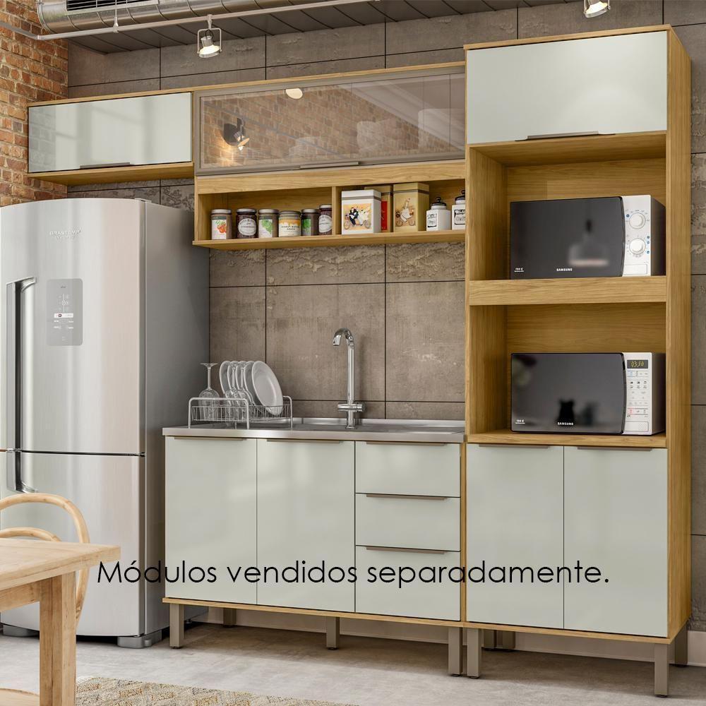 Armario Aereo Baculante 80 Cm Mdp 1 Porta Vera Ave03 Marrocos Mxm - 7