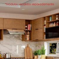 Armario Aereo Suspenso Mdf 20 Cm Tosc Ato01 Freijo Freijo Mxm - 2
