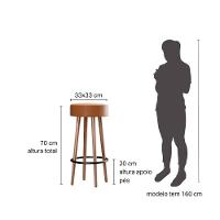 Conjunto Bancos Bento Fernandes Amarula - 3