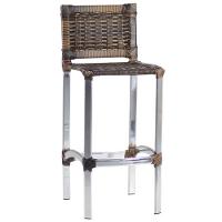 2 Banquetas Altas Madri Em Alumínio Cozinha Edícula área Argila - 2