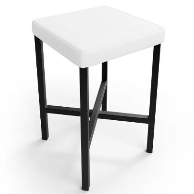 Banqueta Stella Assento Plástico Estrutura Aço Fixa sem Encosto Altura 49 cm Branco