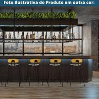 Kit 2 Banquetas New York Fratini 95 Cm (altura) Base Aço Preto E Assento Poliuretano (pu) Caramelo - 7