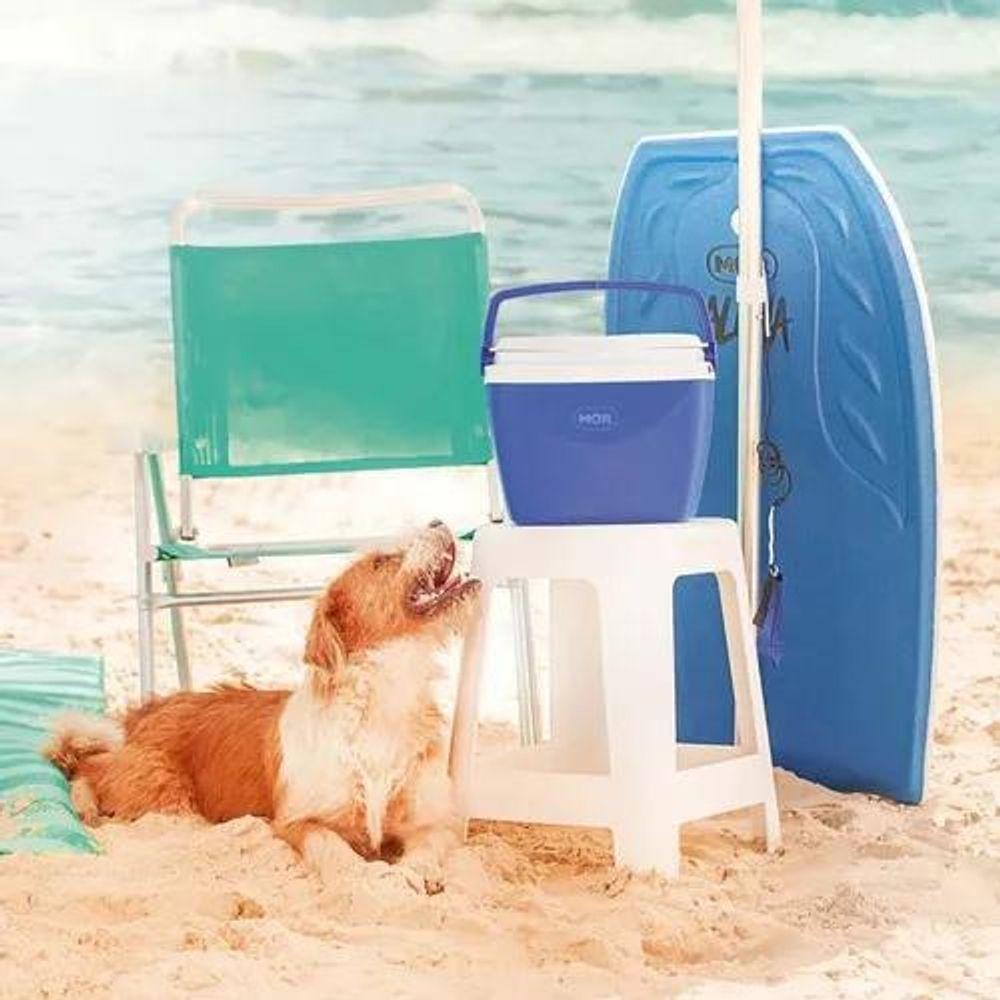 Kit 4 Banqueta Mor Bela Vista - Branco Suporta Até 120 Kg - 2