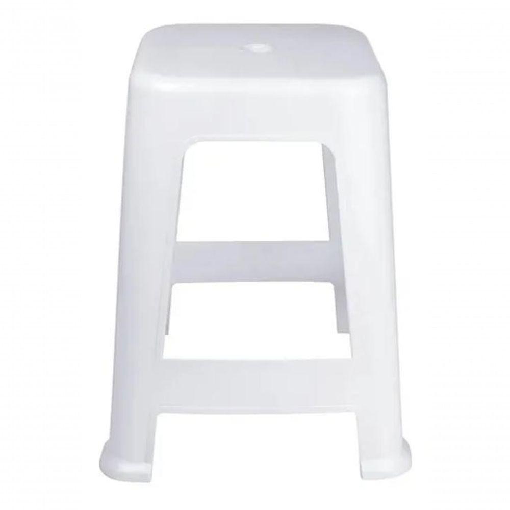 Kit 4 Banqueta Mor Bela Vista - Branco Suporta Até 120 Kg - 4