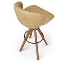 Kit 04 Banquetas Alta Bar Cozinha Sala De Jantar Bar Mia L02 Couríssimo Fendi - Lyam Decor - 5