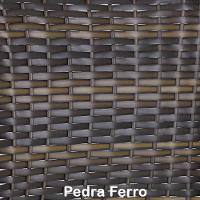 4 Banquetas Madri E Bistrô Com Balde Em Alumínio Trama Pedra Ferro - 4