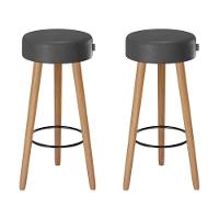 Kit Mesa Com 2 Banquetas Lisboa Preto - 6