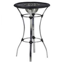 4 Banquetas Madri E Bistrô Com Balde Em Alumínio Trama Preto - 6