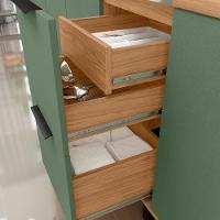 Cozinha Modulada 05 Pecas Mdf 280 Cm Tosc Freijo Jade Mxm - 6