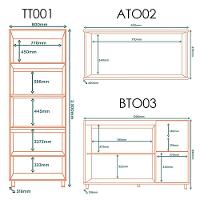 Cozinha Modulada 05 Pecas Mdf 280 Cm Tosc Freijo Off White Mxm Freijo Off White