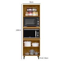 Paneleiro Torre Quente 228x70 Cm Cria J00155 Freijo Off White Pln Freijo Off White