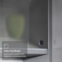 Armário De Cozinha Completa De Canto Suspenso 465cm Nice Madesa 06 Cinza - 8