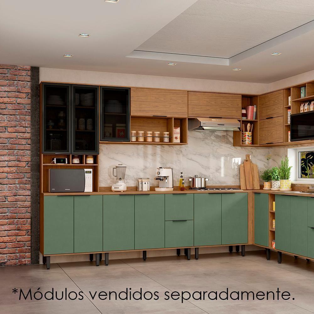 Paneleiro 4 Portas Mdf 70 Cm Tosc Pto01 Freijo Jade Mxm - 7