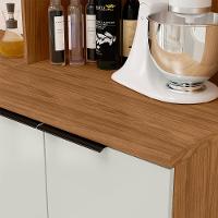 Paneleiro 4 Portas Mdf 70 Cm Tosc Pto01 Freijo Off White Mxm Freijo Off White - 3