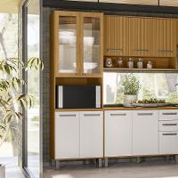 Paneleiro 4p Vidro 228x70 Cm Cria J00156 Freijo Off White Pln Freijo Off White - 7