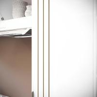 Paneleiro 1 Porta Ripada 49 Cm Mdp Glor Pgl02 Branco Neve Mxm - 3