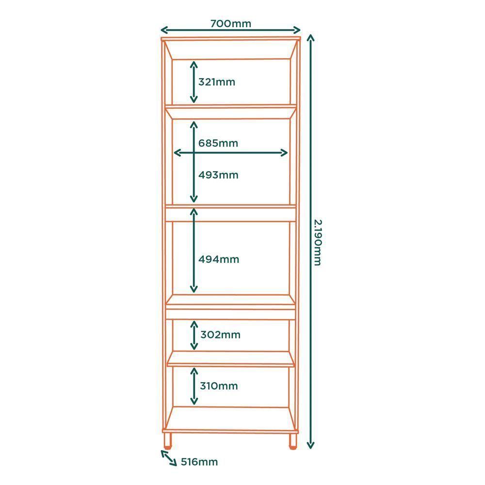 Torre Quente 3 Portas 70 Cm Vera Tve02 Marrocos Off White Mxm - 3