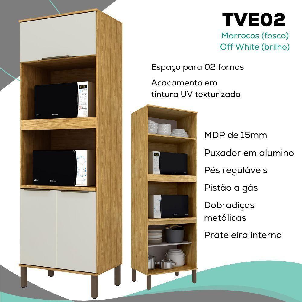 Torre Quente 3 Portas 70 Cm Vera Tve02 Marrocos Off White Mxm - 4