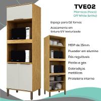 Torre Quente 3 Portas 70 Cm Vera Tve02 Marrocos Off White Mxm