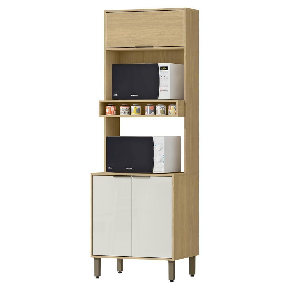 Torre Quente 3 Portas 70 Cm Glor Tgl01 Castanho Off White Mxm - 1