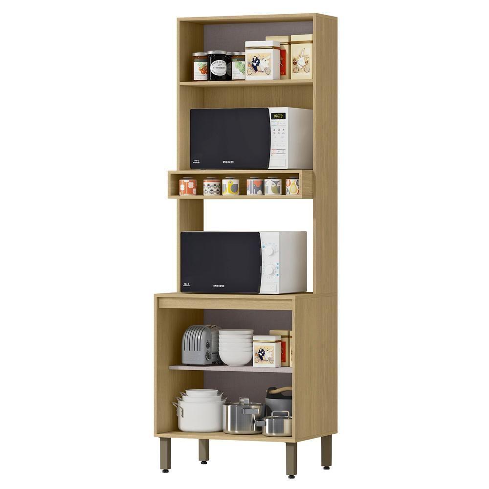 Torre Quente 3 Portas 70 Cm Glor Tgl01 Castanho Off White Mxm - 2