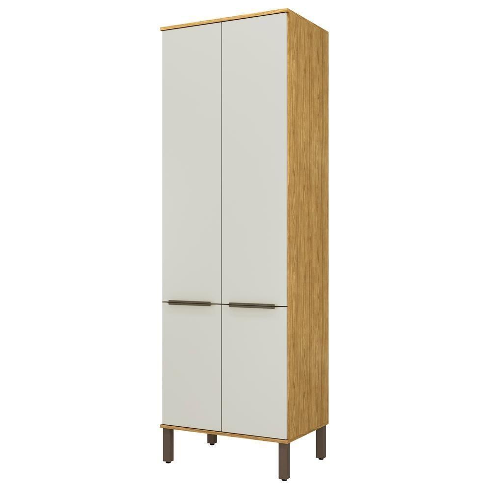 Armario Paneleiro 4 Pt 70 Cm Vera Pve02 Marrocos Off White Mxm - 1