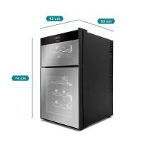 Adega Philco 69 Litros Display Digital 24 Garrafas Preto PAD24DZ Bivolt - 6