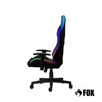 Cadeira Gamer Fox Racer Rgb Com Iluminação Led Preta UT-C1583L - 2