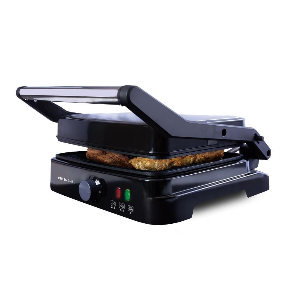 Grill Elétrico Mallory Asteria Preto E Inox 110V - 3