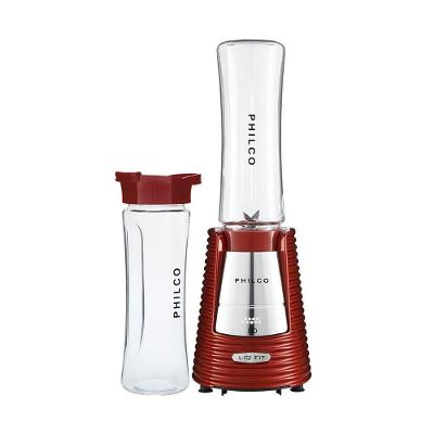 Liquidificador Philco Fit Retrô 300W 0 e 6L com 2 Copos 1 Velocidade Vermelho 220V