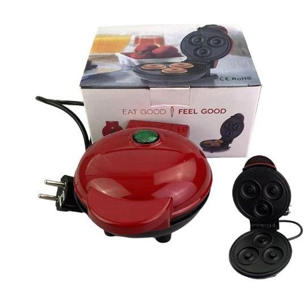 Maquina De Mini Donuts Rosquinhas 110v Café Da Manhã 3 Furos - 1