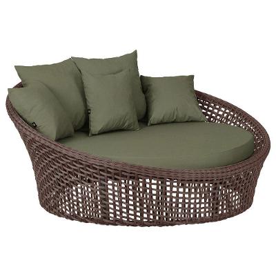 Chaise Hungria Pintura Preta Corda Náutica E13 Trama Marrom