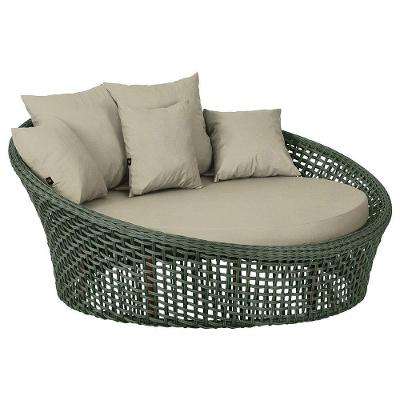 Chaise Hungria Pintura Marrom Corda Náutica E7 Trama Verde