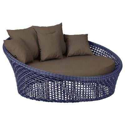 Chaise Hungria Pintura Fendi Corda Náutica E9 Trama Original Azul
