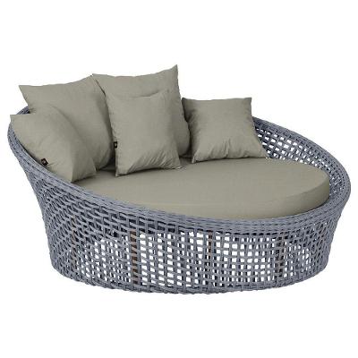 Chaise Hungria Pintura Marrom Corda Náutica E8 Trama Prata