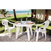 Mesa Tramontina Acapulco Em Polipropileno Branco Tramontina - 2