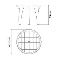 Mesa Tramontina Acapulco Em Polipropileno Branco Tramontina - 8