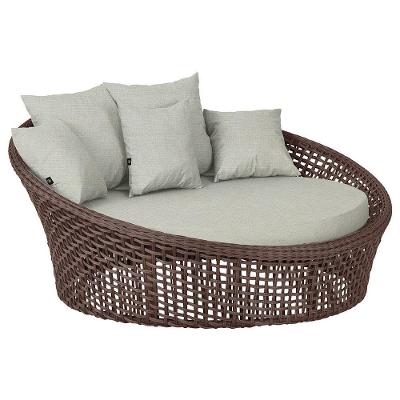 Chaise Hungria Pintura Marrom Corda Náutica E3 Trama Marrom