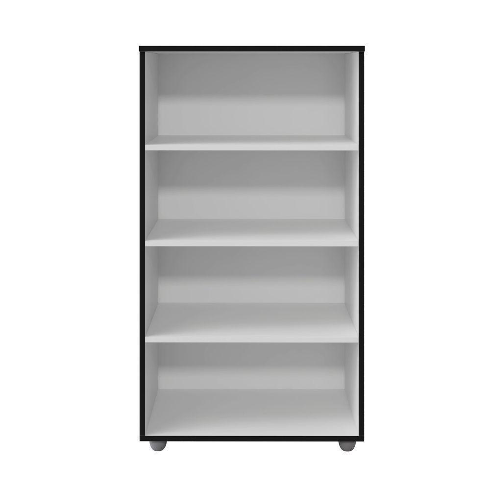 Armário Multiuso Sapateira Organizadora 2 Portas Rosana Preto- Mabe Magazine - 2