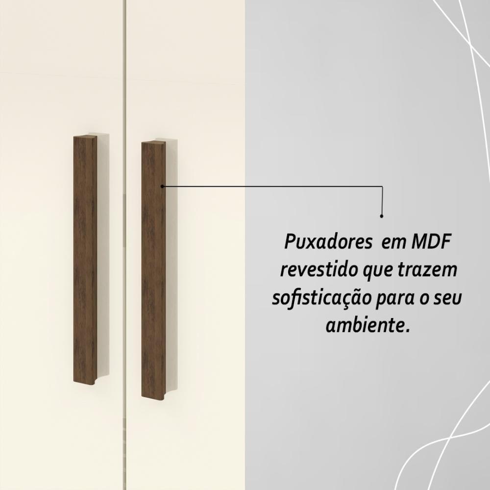 Multiuso 2 Portas Line - Imbuia-champanhe Imbuia-champanhe - 6