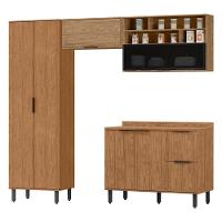 Armarios Lavanderia 4 Modulos Mdf 270 Cm Tosc Freijo Freijo Mxm - 1