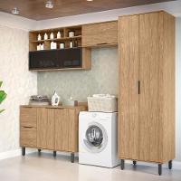 Armarios Lavanderia 4 Modulos Mdf 270 Cm Tosc Freijo Freijo Mxm - 6