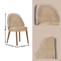 Mesa De Jantar Suiça 220cm Madeira Tampo Laminado Orgânico Milano / Imbuia Nat.