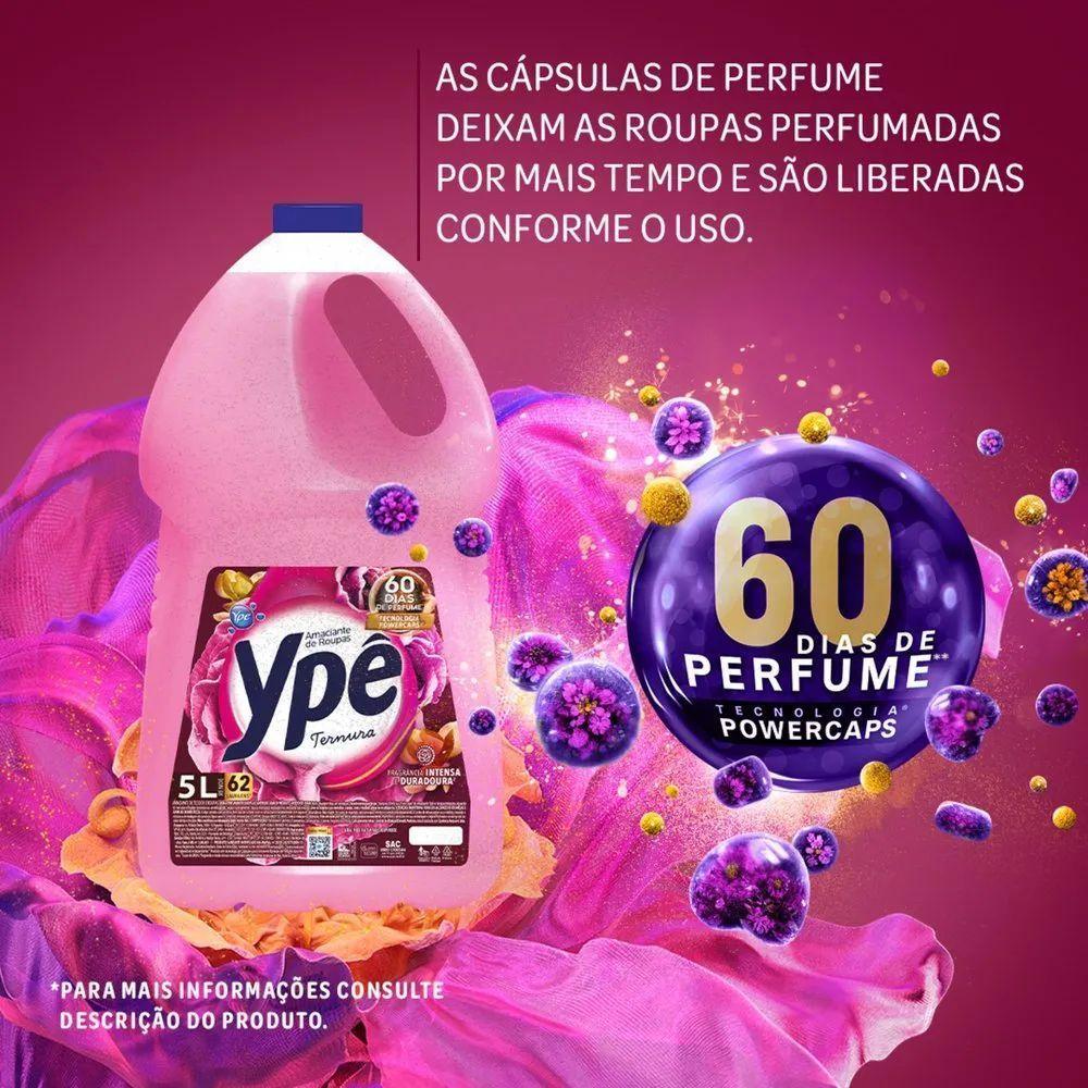 Kit 2 Amaciante De Roupas Tradicional Ypê Ternura 5l - 3