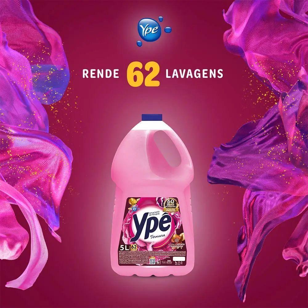 Kit 2 Amaciante De Roupas Tradicional Ypê Ternura 5l - 4