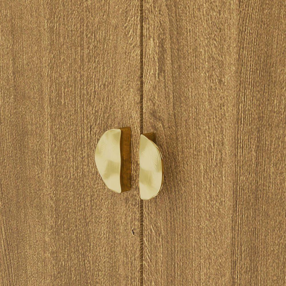 Cômoda Guarda-roupa Com 4 Gavetas E 5 Prateleiras Cristine Nature - 6